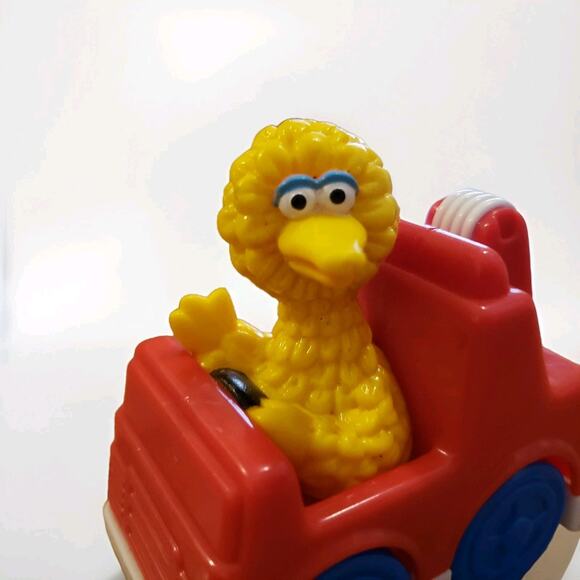 Sesame Street Big Bird Roll-Arounds Tow Truck Vehicle 2004 Mattel Fisher-Price - Picture 2 of 4